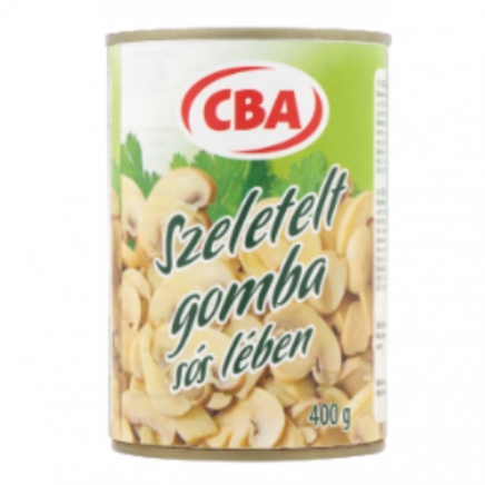 CBA gomba szeletelt sós lében 400g