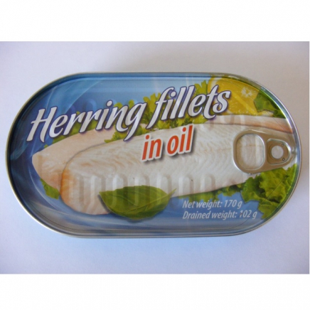 CBA Heringfilé Olajban 170g