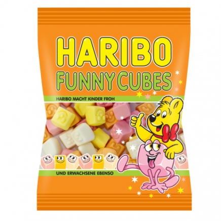 Haribo funny cubes gumicukor 100g