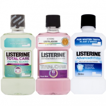 Listerine Total Care Enamel Guard Fresh Mint szájvíz 250ml