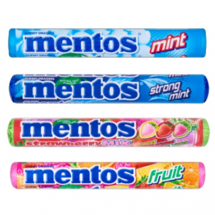 Mentos Gyümölcsös Cukorka 38g