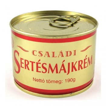 Családi sertésmájkrém 190g (szegedi paprika)