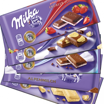 Milka táblás csokoládék 100g