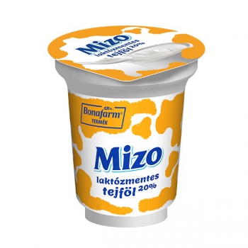 Mizo laktózmentes tejföl 20% 150g