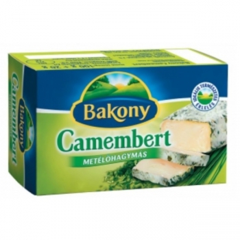 Pannon Tihany Camembert metélőhagymás sajt 120g