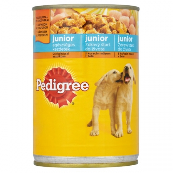 Pedigree Junior kutyaeledel 400g csirkehúsos