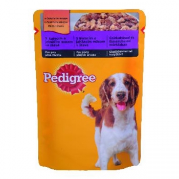 Pedigree Kutyaeledel alutasakos csirke-zöldség 100g