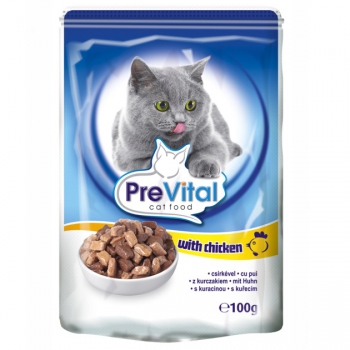 Prevital Alutasakos Macskaeledel Csirke 100g